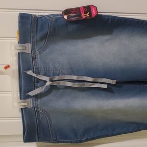 Skinny crop jean leggings